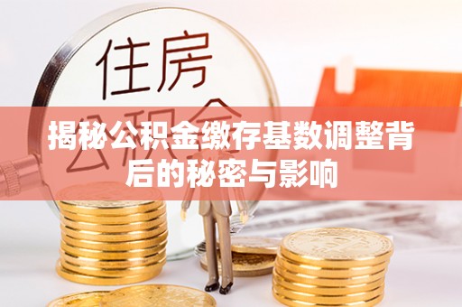 清镇揭秘公积金缴存基数调整背后的秘密与影响